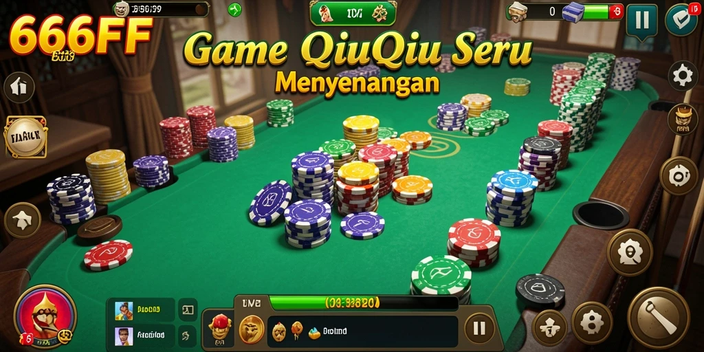 Tangkapan layar 666FF menunjukkan gameplay QiuQiu yang seru.