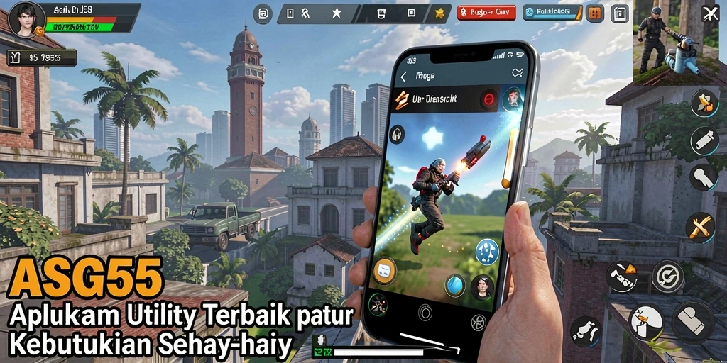 Tampilan antarmuka yang bersih dan mudah digunakan dalam aplikasi Utility.