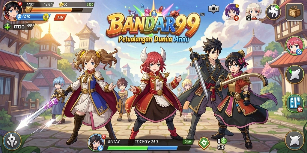 Tampilan gameplay yang memukau dari BANDAR99.