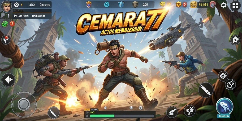 Gameplay CEMARA77 yang mendebarkan dengan grafis memukau.