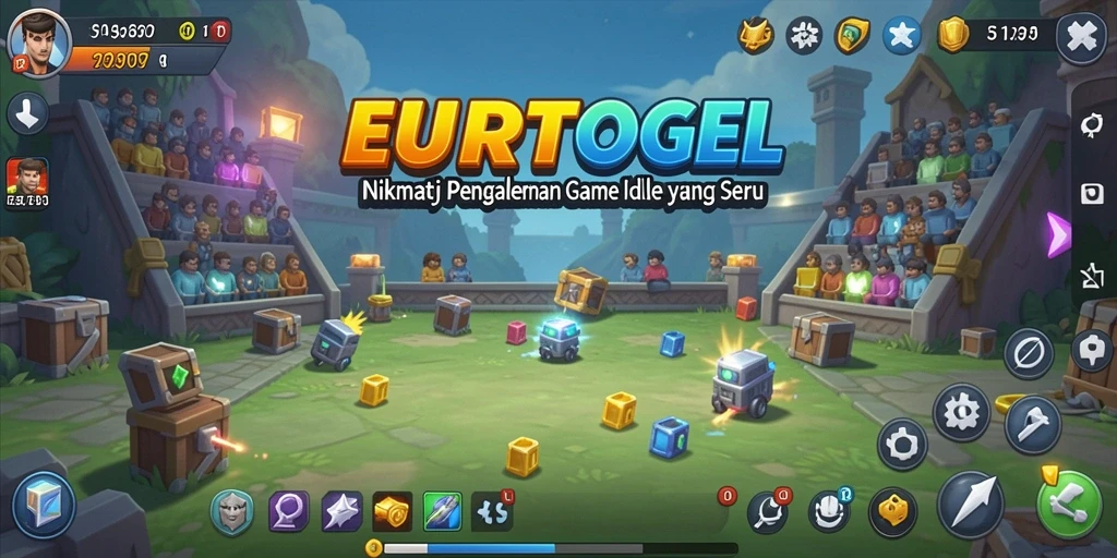 Screenshot gameplay <strong>EUROTOGEL</strong> menunjukkan keseruan dan kemudahan bermain game Idle.