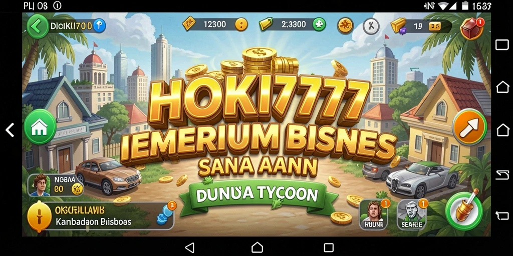 Tampilan gameplay HOKI777 menunjukkan strategi bisnis yang menantang.