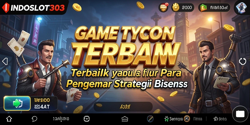 Tampilan gameplay Tycoon INDOSLOT303 yang menarik dan interaktif.