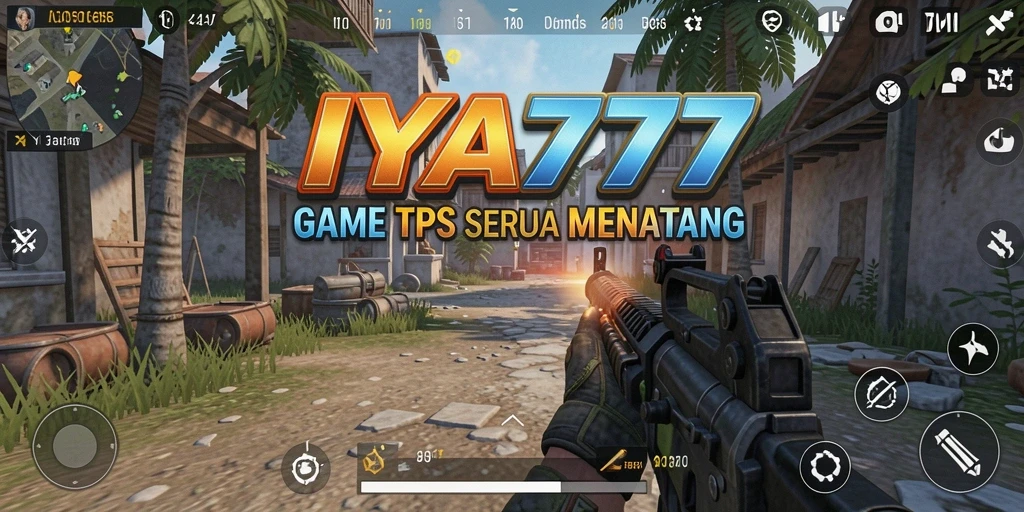 Tampilan seru gameplay IYA777 dalam aksi TPS.