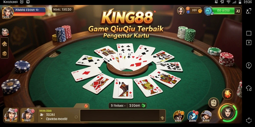 Tampilan menarik dari gameplay QiuQiu di KING88.