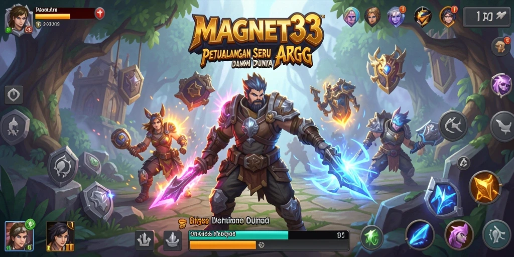 Tampilan aksi seru dari gameplay MAGNET33 yang menawan.