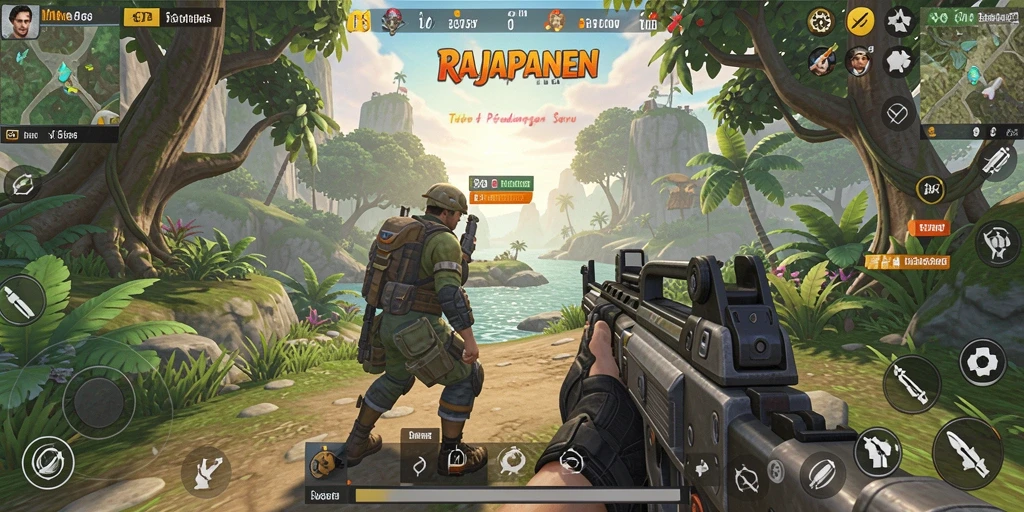 Tampilan mendebarkan aksi gameplay RAJAPANEN.