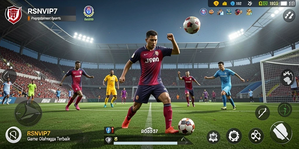 Tampilan gameplay RSNVIP7 yang menegangkan dan penuh aksi olahraga.