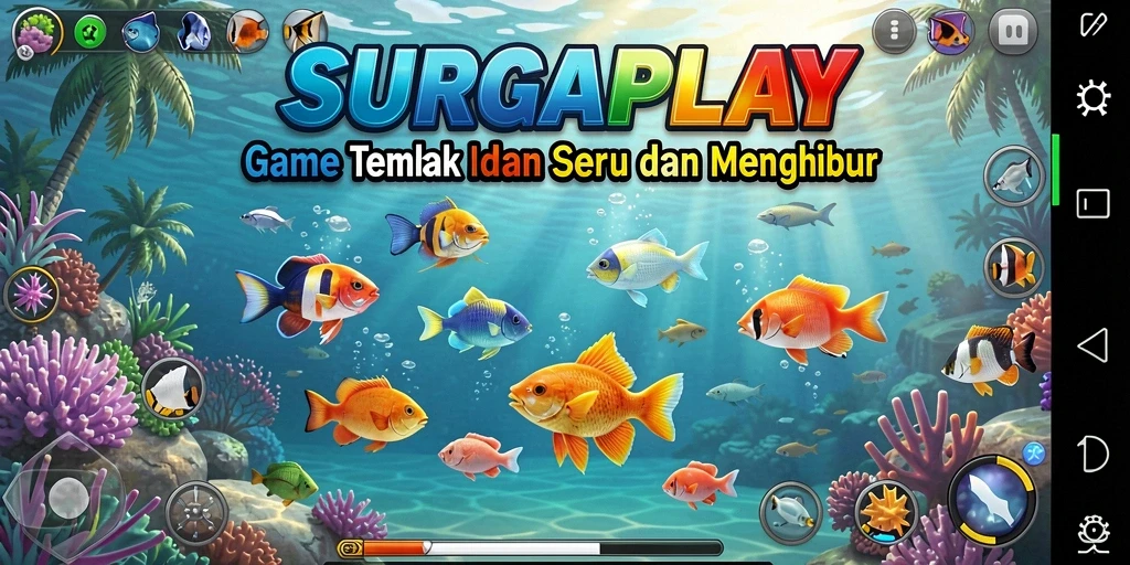 Tangkapan layar gameplay SURGAPLAY yang menarik dan penuh aksi Tembak Ikan.