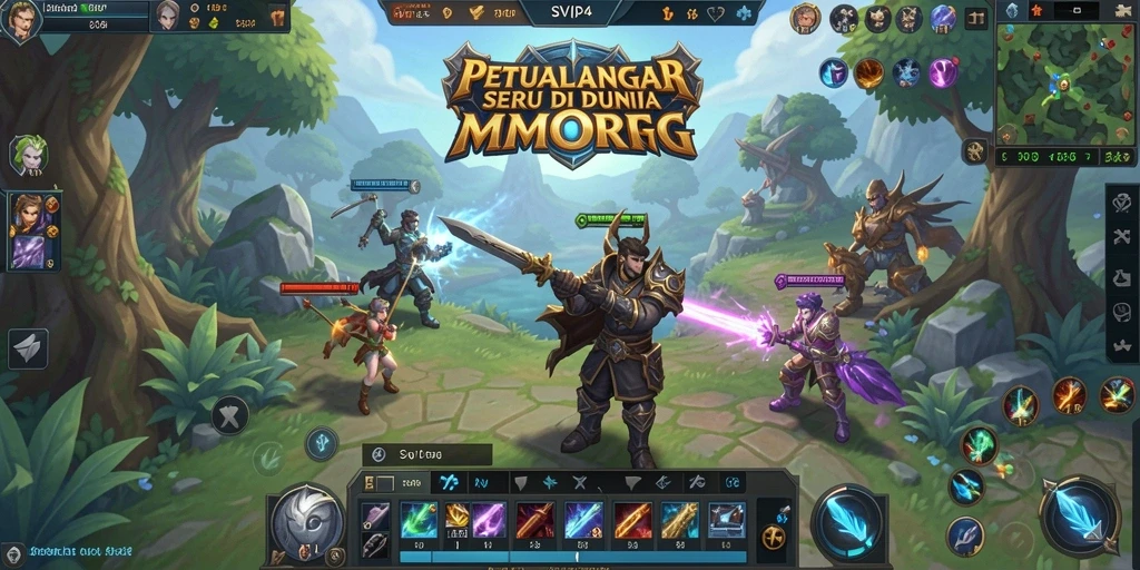 Tampilan gameplay seru dan dinamis dalam SVIP4.