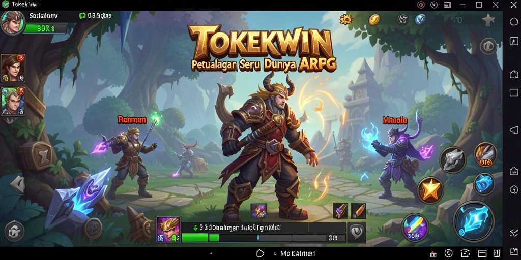 Tampilan menawan gameplay seru di TOKEKWIN.
