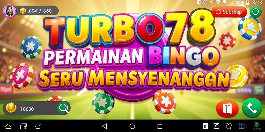 Tampilan gameplay Bingo yang seru dan interaktif di TURBO78.