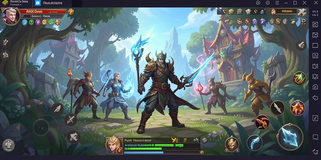 Screenshot menampilkan aksi pertarungan seru di dalam V21.