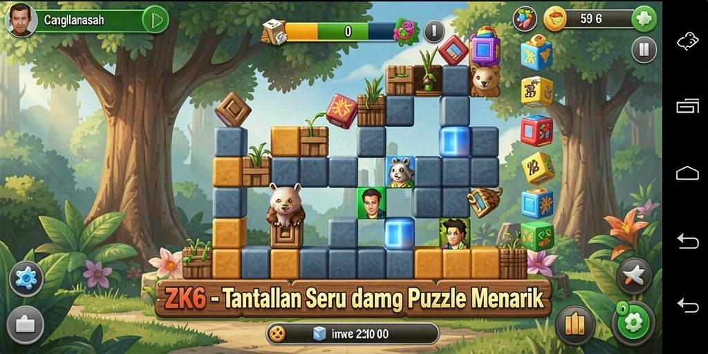 Tampilan aksi seru dan gameplay menantang dalam ZK6.